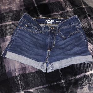 Denim shorts